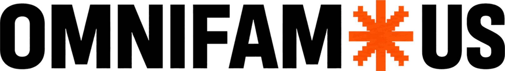 OMNIFAMOUS wordmark in black