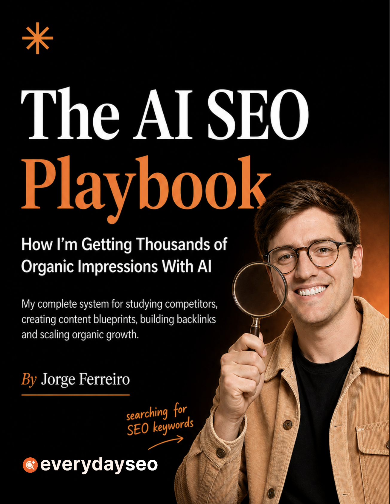 The SEO Playbook I Built with Claude Code — PDF cover